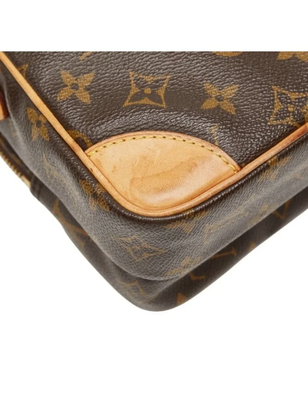 ★SOLD★ Louis Vuitton Monogram Amazon Crossbody Shoulder Bag Brown Leather - Picture 7 of 10